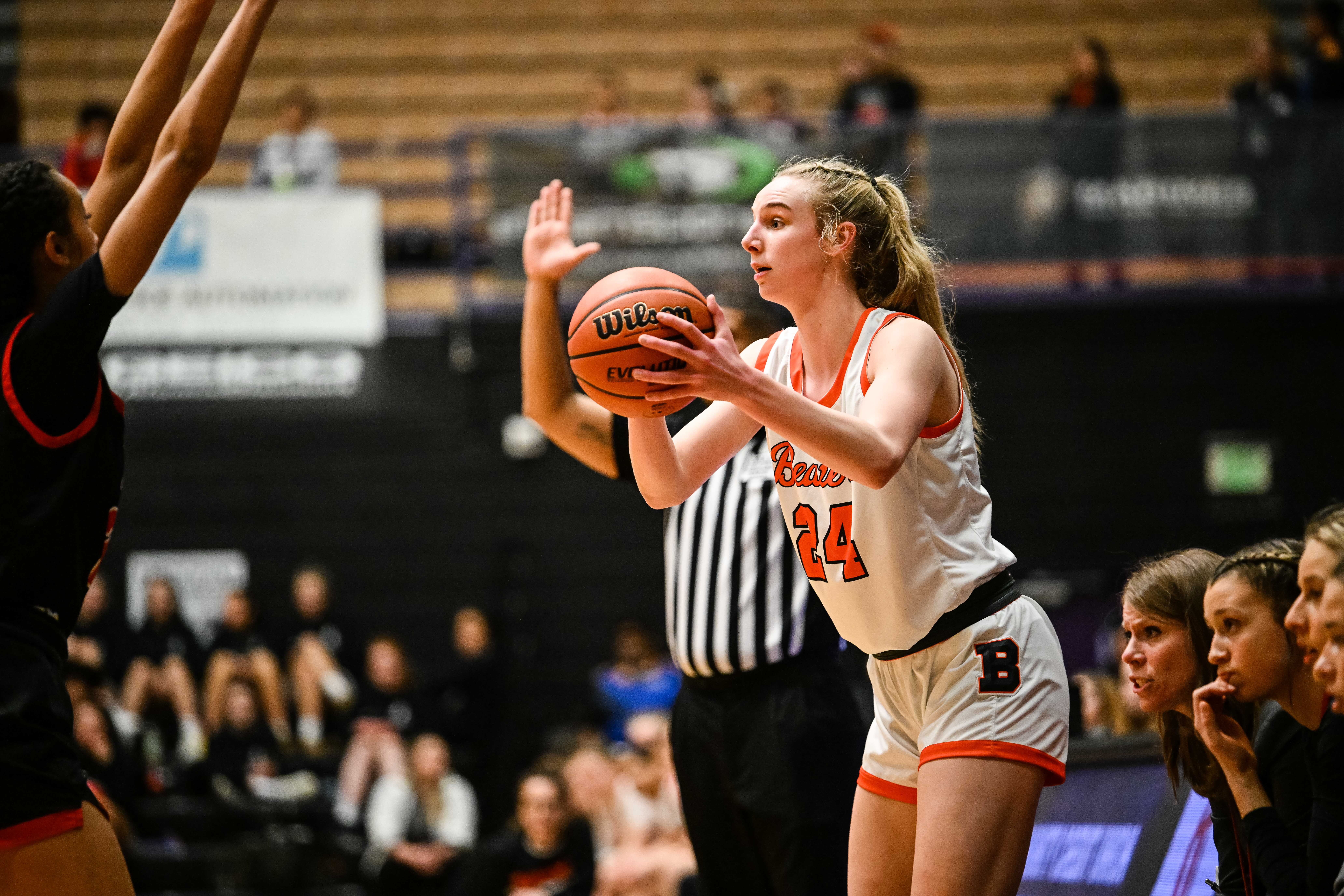 Clackamas Beaverton 6A Oregon girls basketball quarterfinal Naji Saker 1 -27